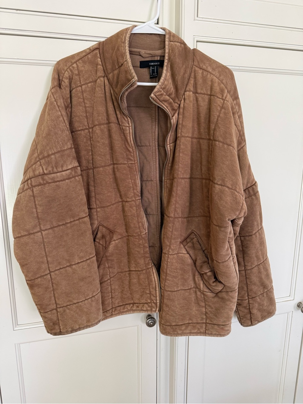 Forever 21 women’s  Quilted Tan Jacket